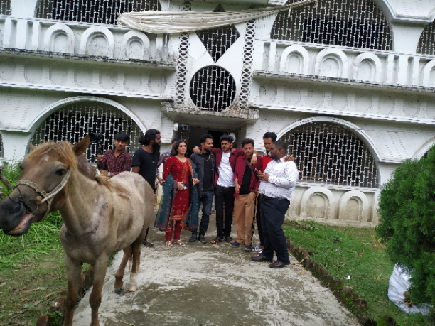 সরিষাবাড়িতে চলছে ক্রান্তি নাটকের শুটিং।