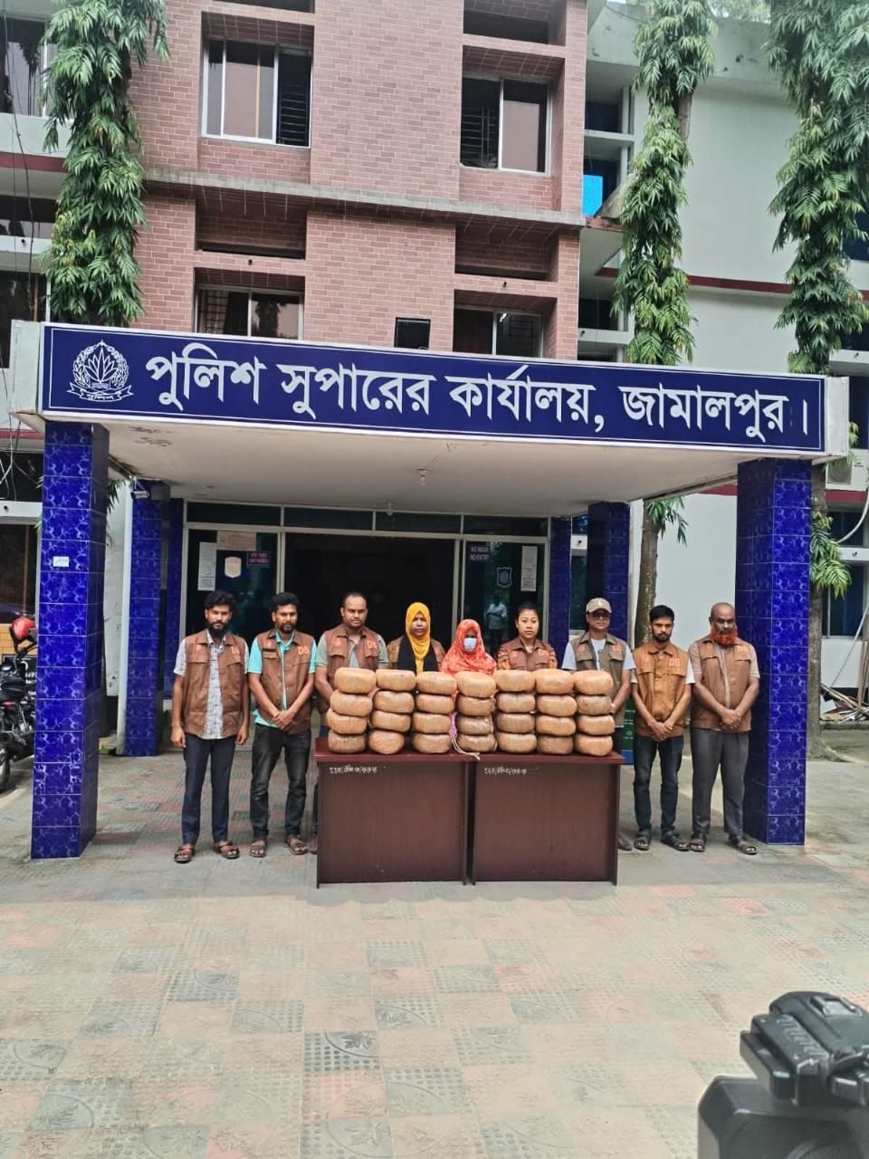 জামালপুরে ডিবি পুলিশের অভিযানে ৭৪ কেজি গাঁজাসহ নারী ব্যবসায়ী আটক।