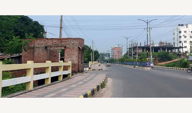 ছোটবনগ্রামে অবৈধ স্থাপনা নির্মাণ।