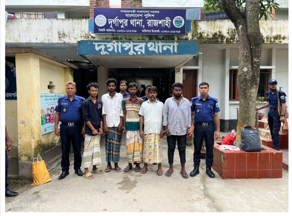 রাজশাহীর দুর্গাপুরে ওয়াজেদ আলী হত্যা মামলার ৪ আসামী গ্রেফতার।