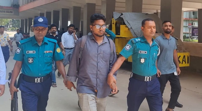 রুয়েটে ছাত্রলীগ নেতা গ্রেফতার।