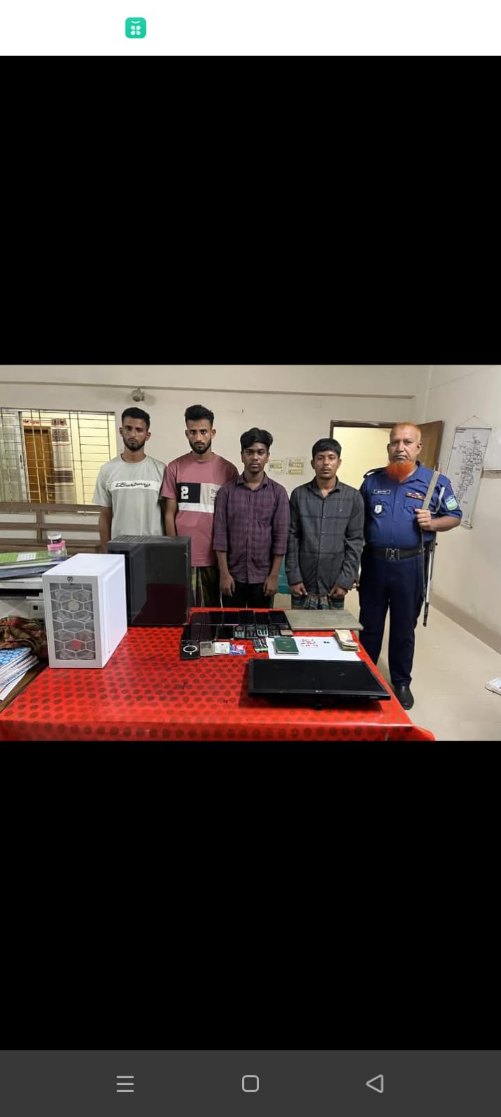 জামালপুরের সরিষাবাড়ীতে অনলাইন জুয়া ও ক্যাসিনো ব্যবসায়ী আটক।
