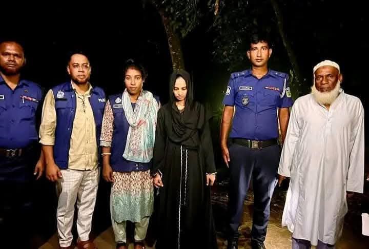 জামালপুর সদর থানা পুলিশের অভিযানে অপহৃত নারী উদ্ধার