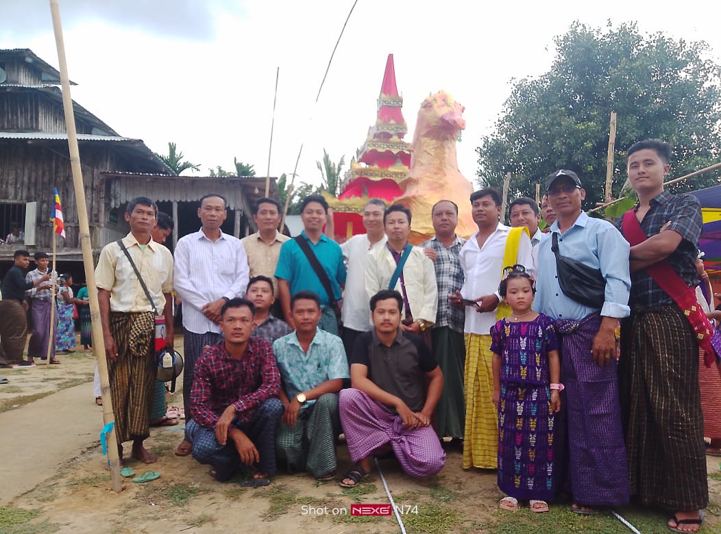 প্রবারণা পূর্ণিমা উপলক্ষে থানচির বলী পাড়ায় ঢাক-ঢোলের তালে রথ শুভযাত্রা উৎসব।