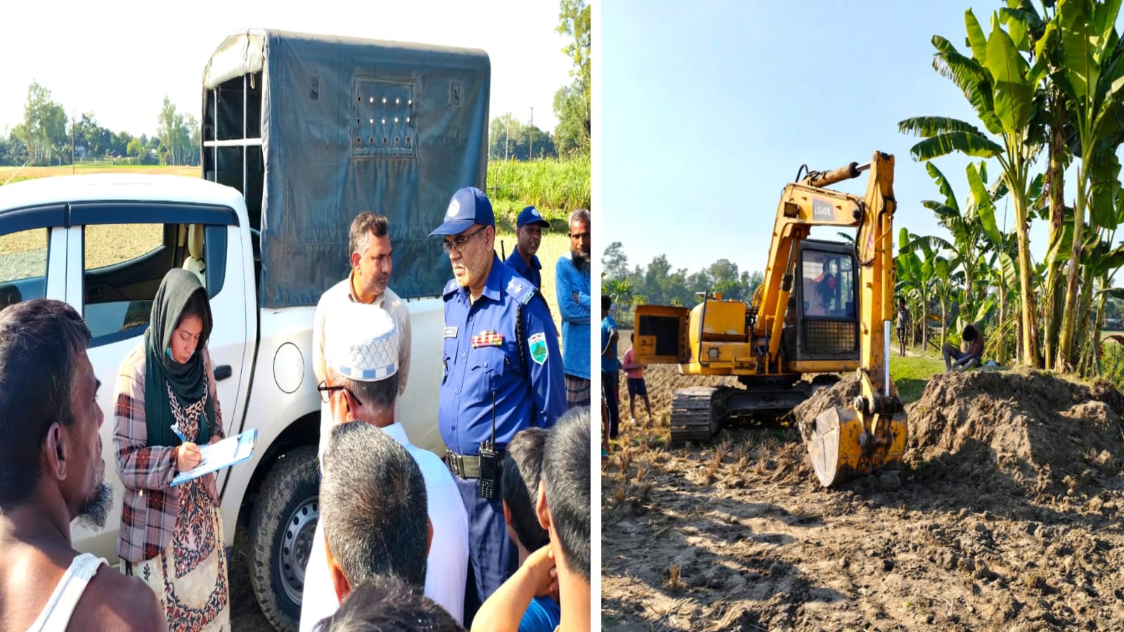 কাজিপুরে কৃষিজমির মাটি কাটার অপরাধে মোবাইল কোর্ট, ৭০ হাজার টাকা জরিমানা