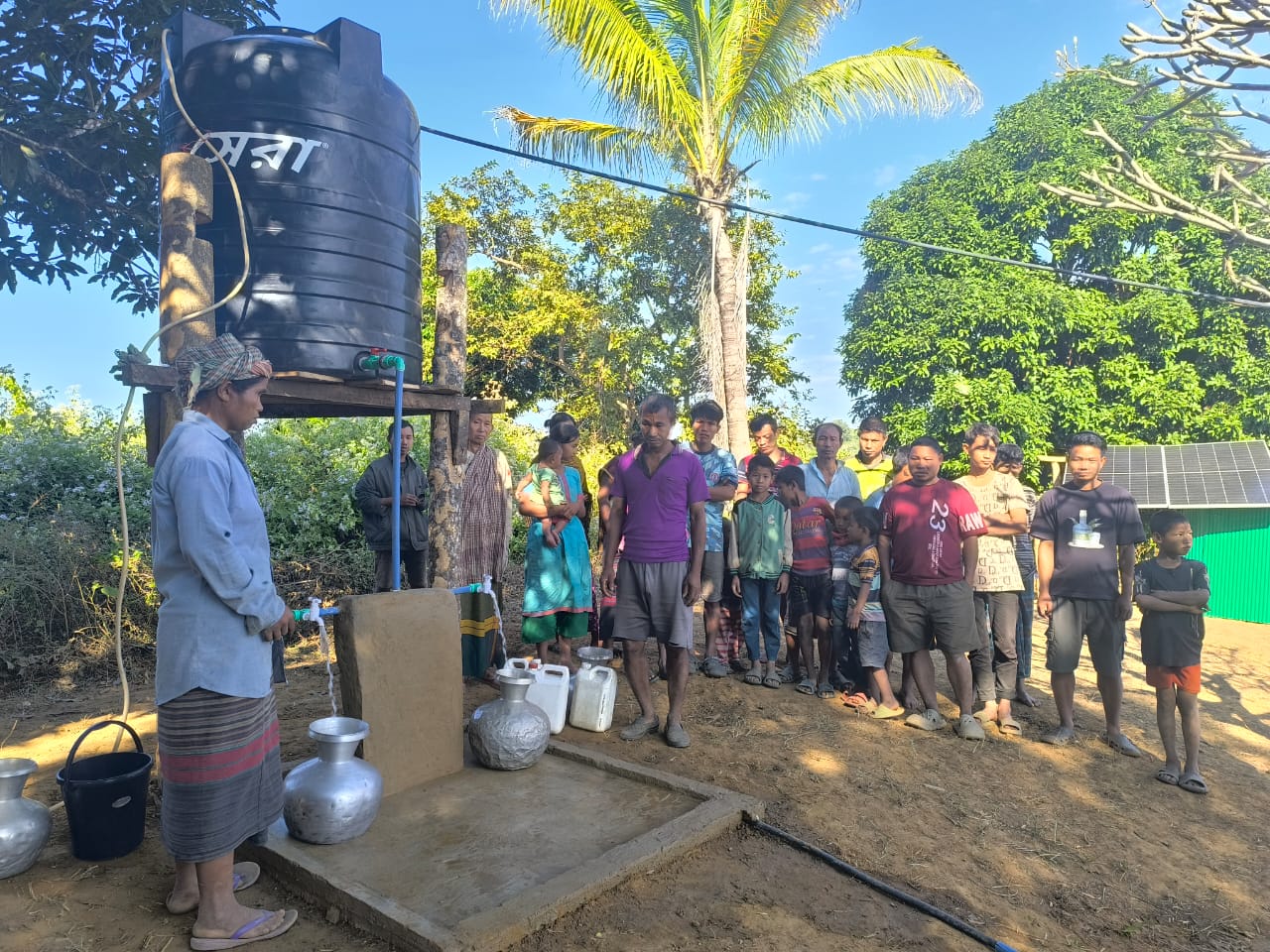 রাঙ্গামাটির জুড়াছড়ি উপজেলার দুর্গম শৈয়ালপাড়া ও থাচিপাড়ায় সেনাবাহিনীর উদ্যোগে বিশুদ্ধ পানির প্রকল্প বাস্তবায়ন