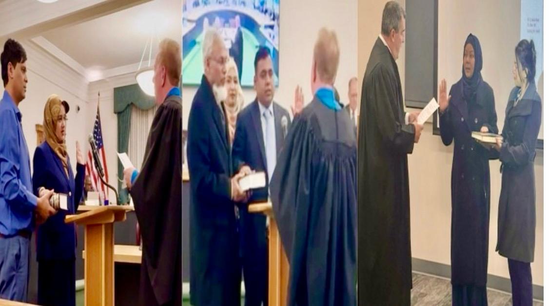 পেনসিলভেনিয়ায় বাংলাদেশি বংশোদ্ভূত জনপ্রতিনিধিদের শপথ