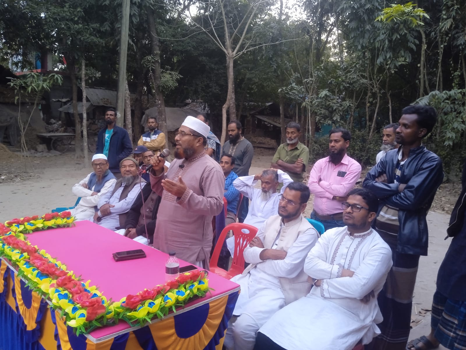 কালিগঞ্জে সনাতন ধর্ম অবলম্বীদের সাথে জামায়াতের নির্বাচনীয় মতবিনিময়