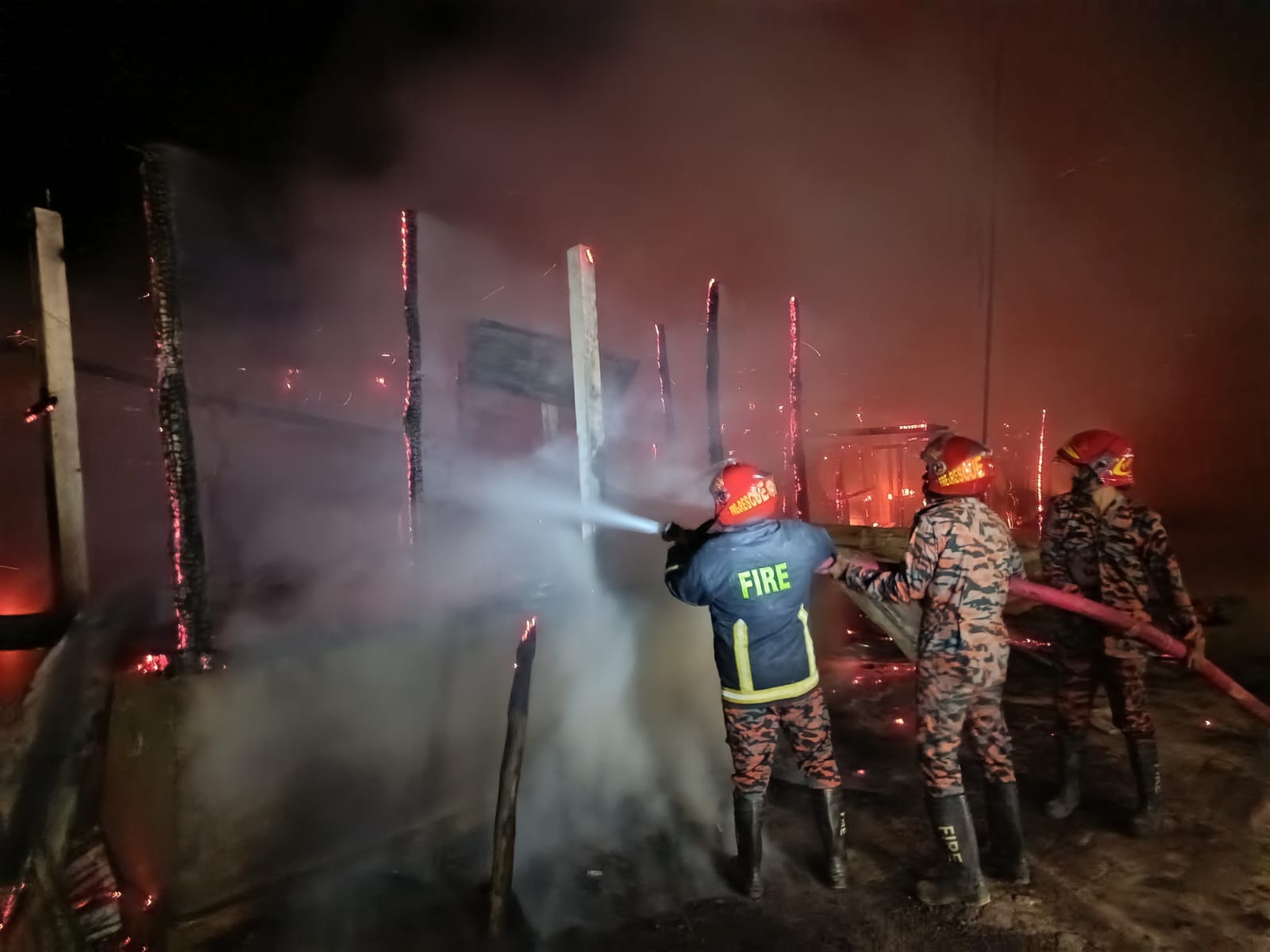 রামগড় কলাবাড়ী স্কুল আগুনে পুড়ে ছাই,ক্ষতি ২০ লক্ষ টাকার মত