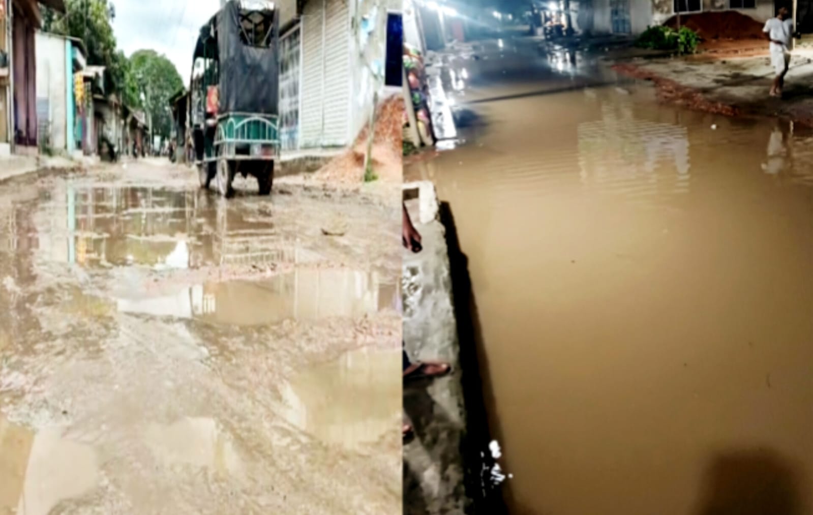 কাদা-জলে নাকাল ২ লাখ মানুষ: কটিয়াদীর জালালপুর সড়ক যেন এক মরণফাঁদ