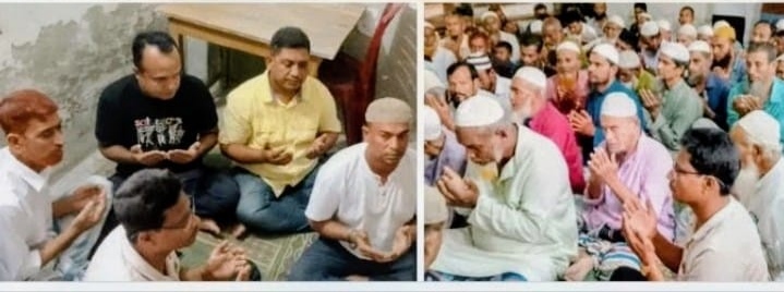 রাজাপুরের পালট গ্রামে বিশিষ্ট সমাজসেবক মিনার মাহামুদ জুয়েলের সুস্থতা কামনায় দোয়া অনুষ্ঠান