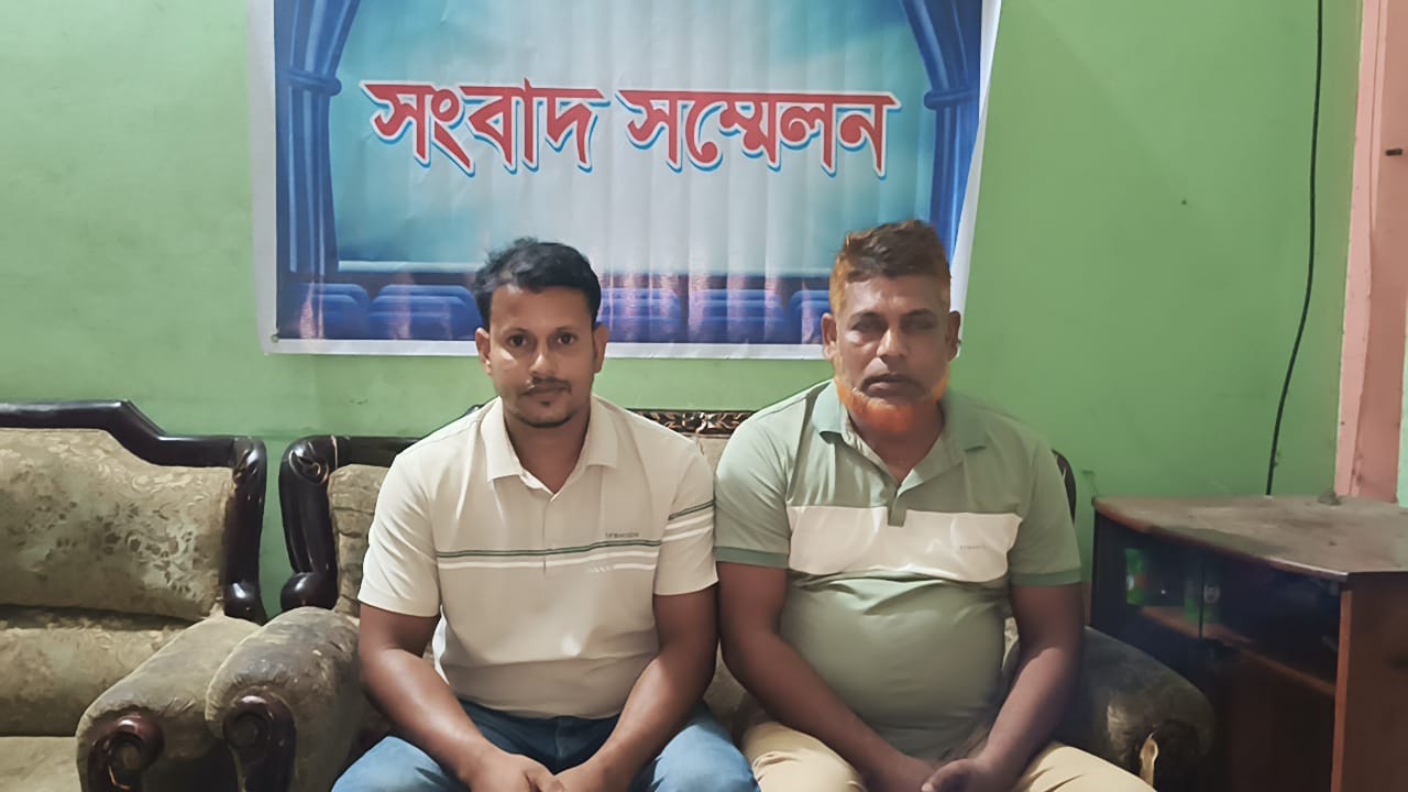 চাঁদাবাজি ও মামলা বাণিজ্যের অভিযোগ মিথ্যা’—সংবাদ সম্মেলনে অলিউর রহমান খা ও শেহাব মোল্লা