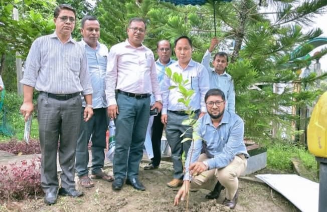 লামা পৌরসভায় বৃক্ষরোপণ কর্মসূচির শুভ উদ্বোধন,পাঁচ বছরে ২৫ কোটি বৃক্ষ রোপণের কর্মসূচি