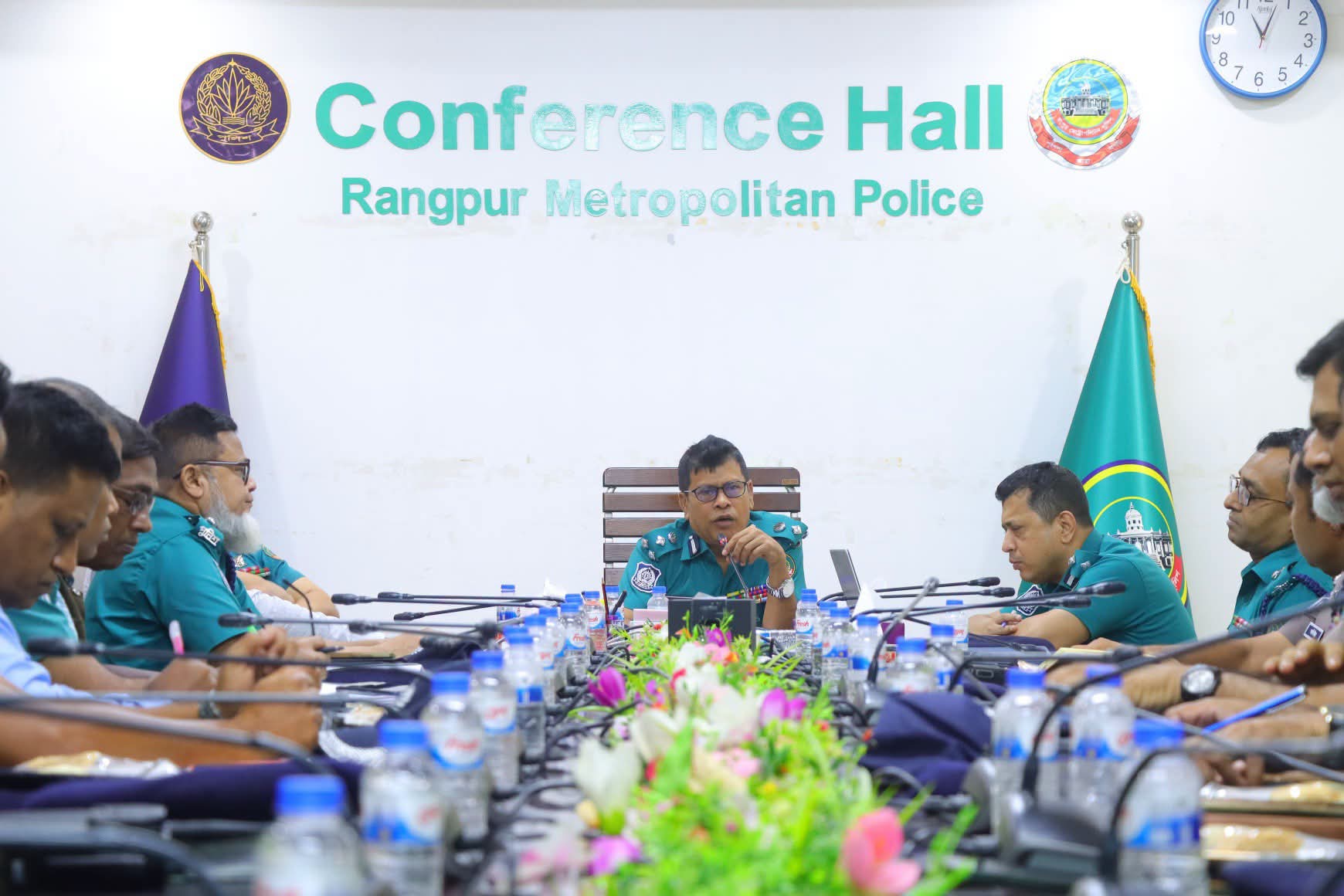 আরপিএমপির ৬ষ্ঠ পুলিশ কমিশনার হিসেবে মুঃ মাহবুবুর রশীদের দায়িত্ব গ্রহণ ও মতবিনিময় সভা