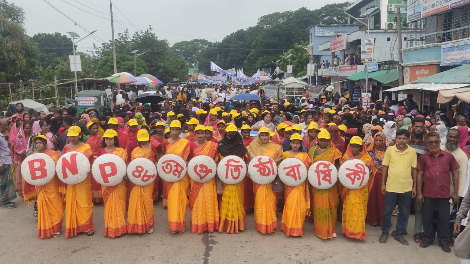 টুঙ্গিপাড়ায় বিএনপির প্রতিষ্ঠাবার্ষিকীতে জিলানীর নেতৃত্বে বিশাল র‍্যালি
