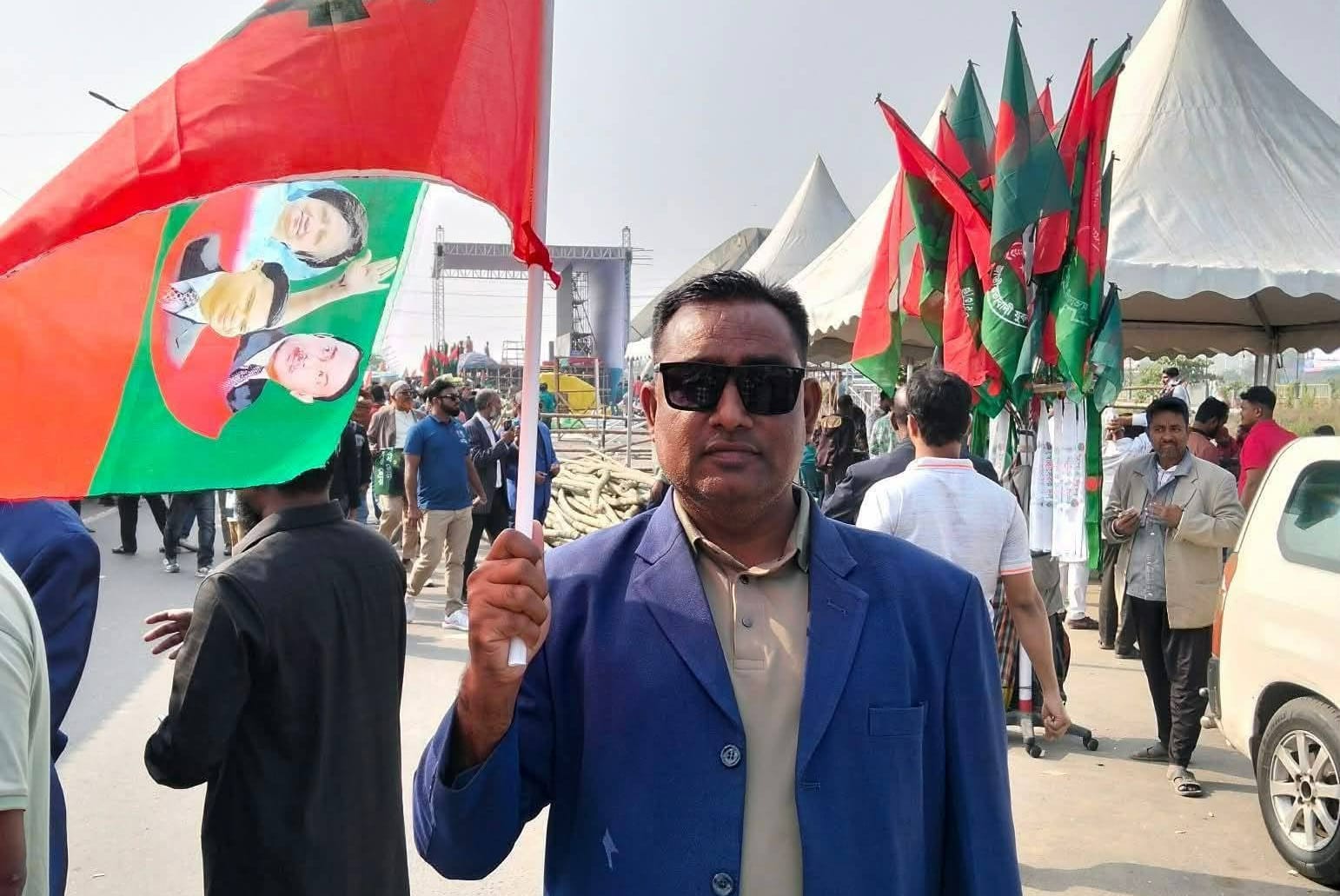 কুলিয়ারচর উপজেলা পরিষদ নির্বাচনে ভাইস চেয়ারম্যান প্রার্থী ঘোষণা দিয়ে বিএনপি নেতা শহীদ উদ্দিন বাবুলের ব্যাপক গণসংযোগ