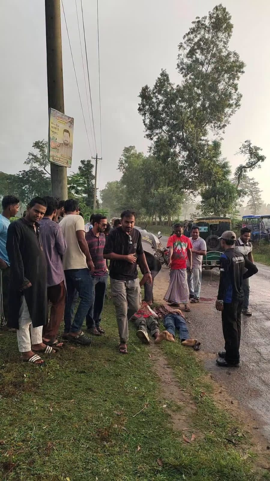 চুনারুঘাটে টমটম-মোটরসাইকেল সংঘর্ষে নিহত-২