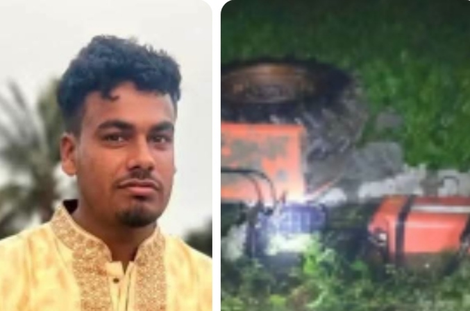 কুলিয়ারচরে হালচাষের ট্রাক্টর উল্টে চালক নিহত
