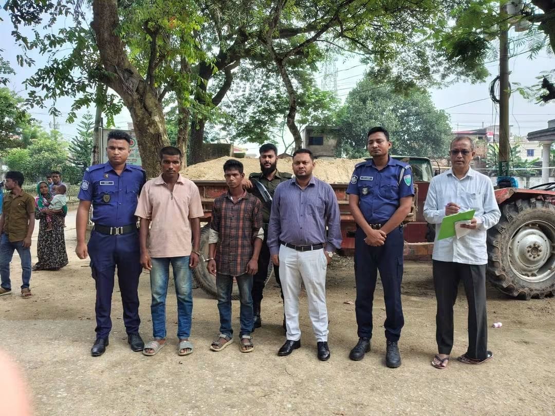 চুনারুঘাটে অবৈধভাবে বালু উত্তোলনের বিরুদ্ধে মোবাইল কোর্ট পরিচালনা