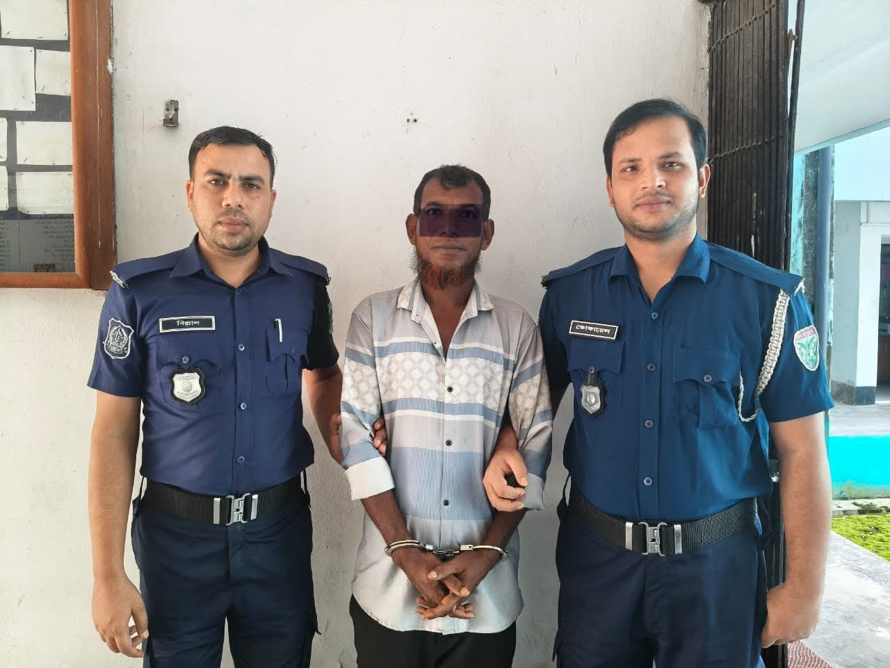 লাখাইয়ে একাধিক মামলার পরোয়ানাভুক্ত আসামি আব্বাস উদ্দিন গ্রেফতার