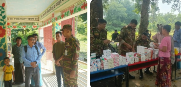সিন্ধুকছড়ি জোনের উদ্যোগে নাক্রাইপাড়াতে বিনামূল্যে চিকিৎসাসেবা সহ ওষুধ বিতরণ